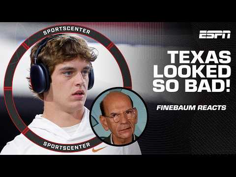 Texas LOOKED SO BAD vs. Georgia 😧 Paul Finebaum reacts to Longhorns' big loss & more | SportsCenter
