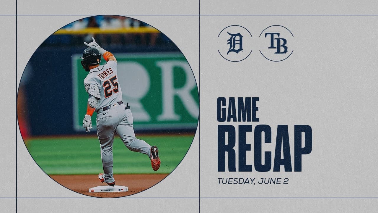 Game Highlights: Flaherty and De Jesus Shut Out Rays to Secure Tigers Series Win in Tampa | 6/2/26