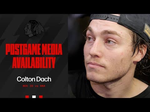 "We came back and showed resilience." | Colton Dach Postgame 11.30.25