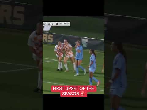 Tennessee takes down defending national champs and top-ranked UNC 👏