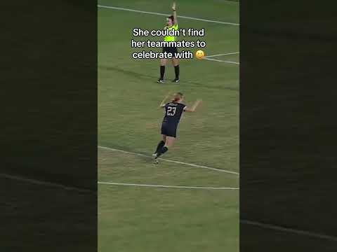 Game-winning PK ➡️ celebration panic 😆