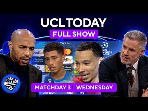 UCL Today FULL SHOW: Liverpool End Losing Streak, Bellingham Winner & Chelsea Beat Ajax!