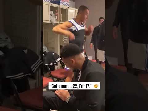 Giannis couldn't BELIEVE Tacko's shoe size 🤣