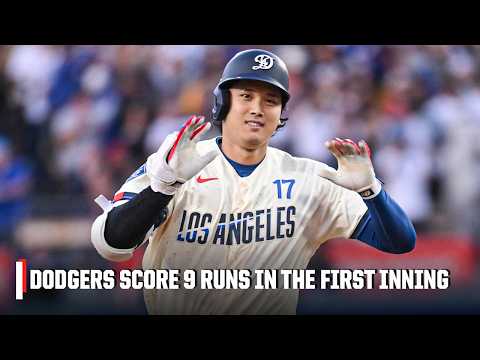 9-RUN 1ST INNING 👀 Shohei Ohtani caps off Dodgers' big inning vs. Angels with 2-run homer | ESPN MLB