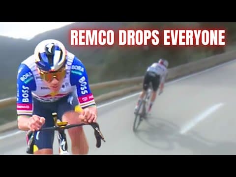 Remco Evenepoels 50KM Solo Masterclass WARNING To Pogačar (Challenge Mallorca)