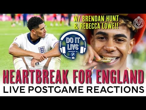 Euro Final Reactions: Live with Rebecca Lowe & Brendan Hunt!