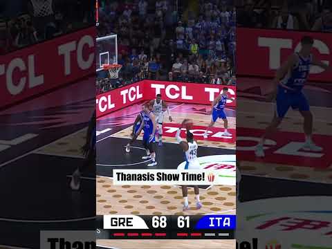 1 Minute of Thanasis Antetokounmpo Madness at #EuroBasket 2025 🇬🇷🔥