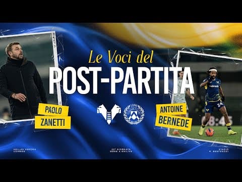 Serie A Enilive 2025/26 | Le voci del post partita: Zanetti e Bernede