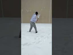 There’s something special about a snowstorm that makes me want to find a wall.