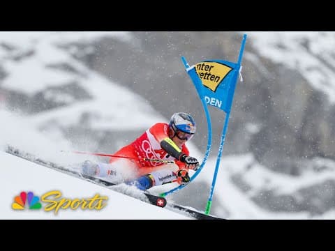 Marco Odermatt beats out Marco Schwarz to win FIS Alpine Ski World Cup race | NBC Sports