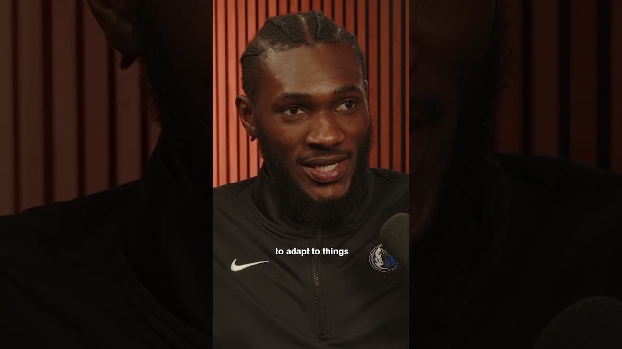 Find out what inspires his nasty blocks 🏀✋ #dallasmavericks #basketball #nba #interview