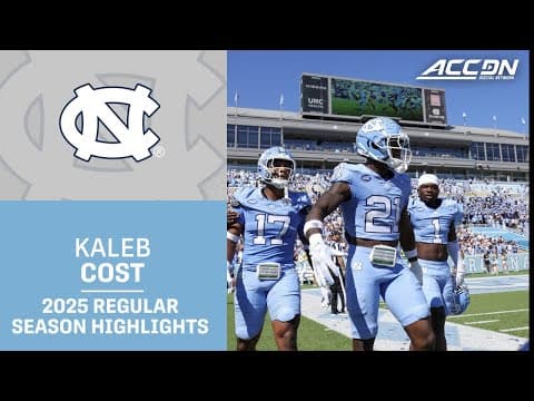 Melkart Abou Jaoude 2025 Regular Season Highlights | UNC Edge