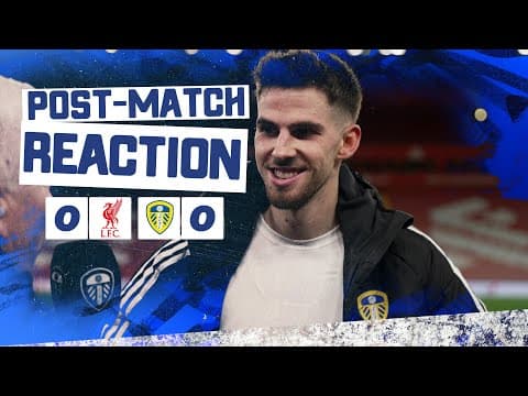 “It was a tough game” | Anton Stach | Liverpool 0-0 Leeds United