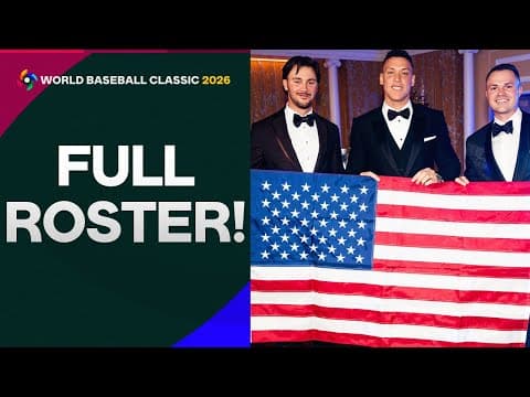 Highlights from all 30 players on Team USA's 2026 World Baseball Classic roster! 🇺🇸