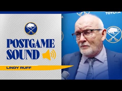 "Need More Out Of Top Line" | Lindy Ruff After Loss To Utah Mammoth | Buffalo Sabres