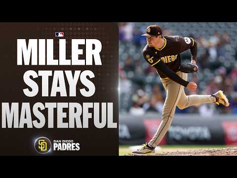 Mason Miller TIES the Padres' consecutive scoreless innings record with another DOMINANT outing! 🔥😤