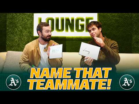 Name That Teammate with Athletics' Max Muncy & Shea Langeliers | MLB Office Hours
