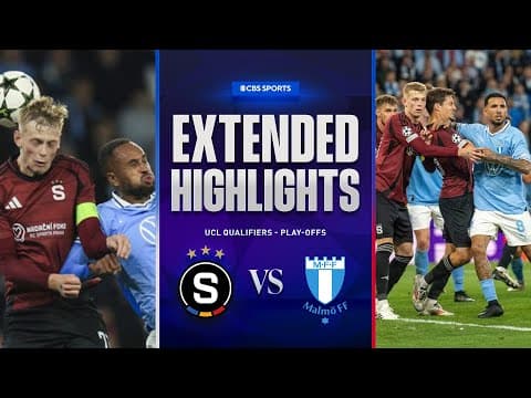 Sparta Praha vs. Malmö: Extended Highlights | UCL Qualifiers - Play-offs | CBS Sports Golazo