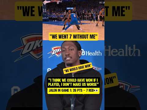 Would OKC have won if J-Dub was healthy?🤔