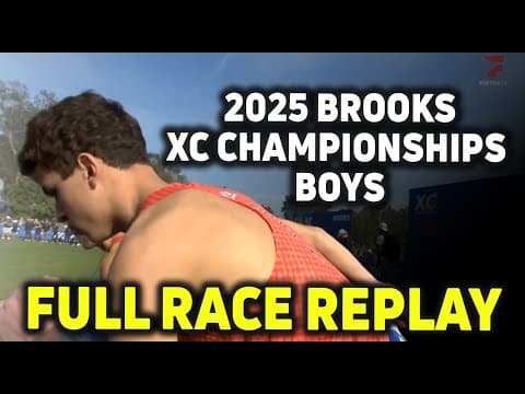 Boys Full Race Replay |  2025 Brooks XC Championships