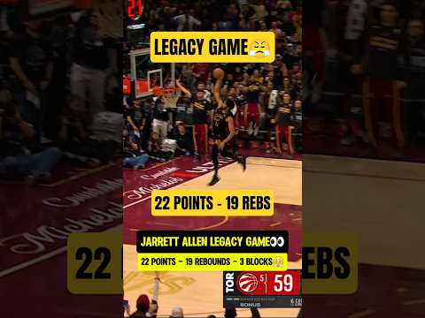 Jarrett Allen turned into PRIME SHAQ👀
