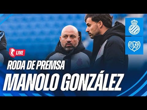 🔴 LIVE | 🎥 Roda de premsa de Manolo González prèvia a l’Espanyol 🆚 Rayo | #RCDE #EspanyolMEDIA