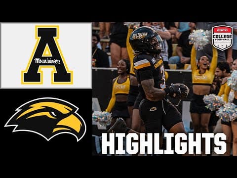 App State Mountaineers vs. Southern Miss Golden Eagles | Full Game Highlights | ESPN CFB