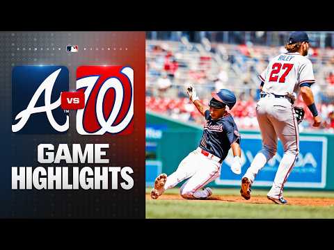 Braves vs. Nationals Game Highlights (4/23/26) | MLB Highlights