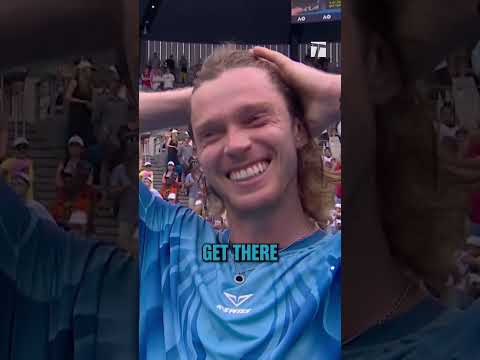 You need to listen to this 😂 #andreyrublev #tennisplayer #ao26