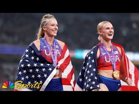 Moon, Morris, Moll sisters break down historic, dramatic Tokyo pole vault competition | NBC Sports