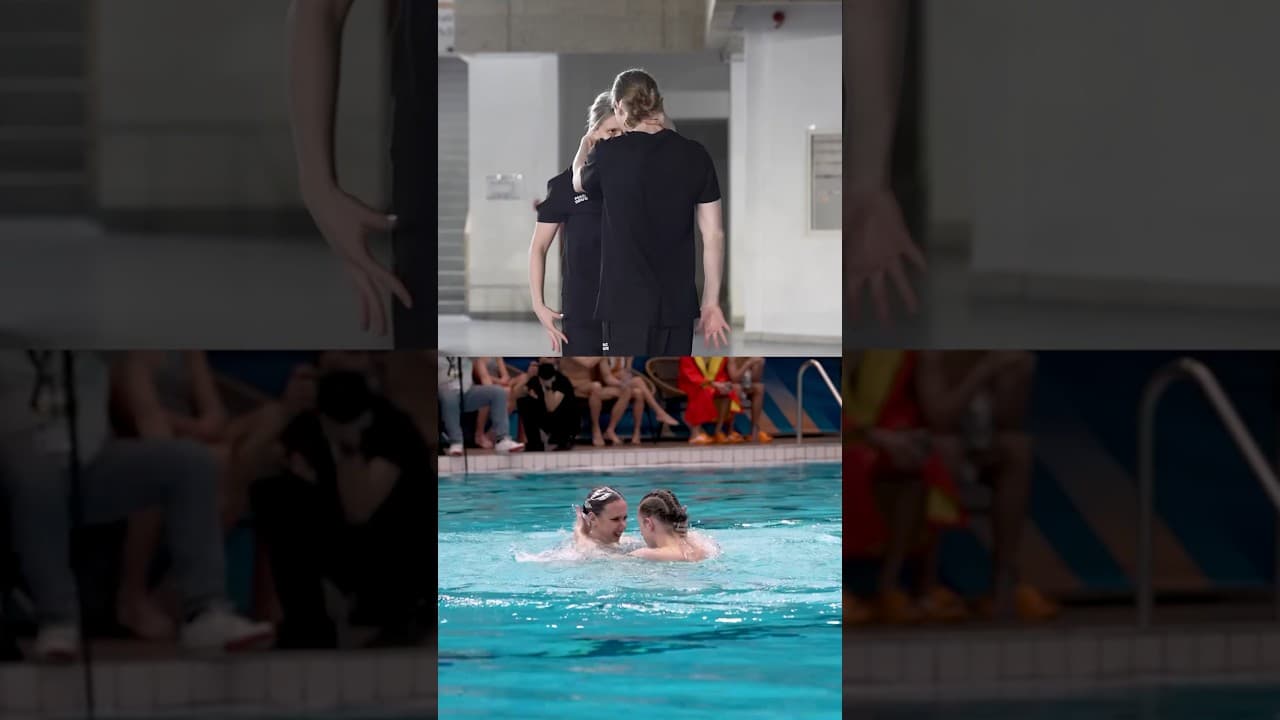 Practice makes perfect ✨ #artisticswimming #practice #duet #worldcup
