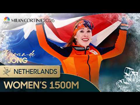 Rijpma-de Jong clinches GOLD in women's speed skating 1500m | Winter Olympics 2026 | NBC Sports
