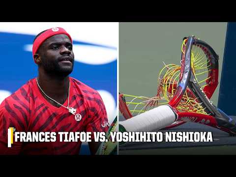 BROKEN RACKET 😨 Frances Tiafoe vs. Yoshihito Nishioka | Full Match Highlights | 2025 US Open