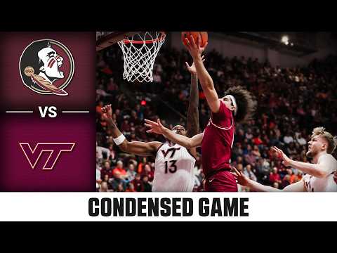 Florida State vs. Virginia Tech Condensed Game | 2025-26 ACC Men's Basketball