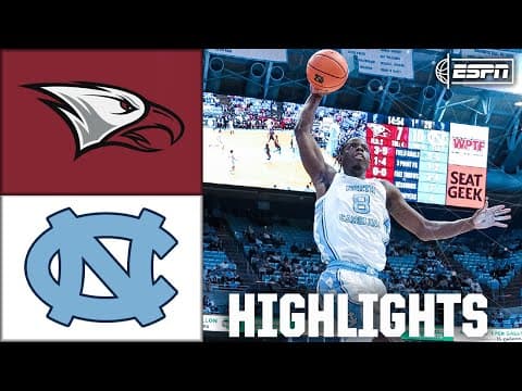 NC Central Eagles vs. North Carolina Tar Heels | Full Game Highlights | ESPN College Basketball