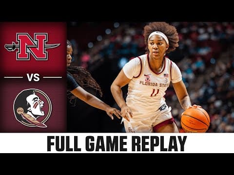 Nicholls vs. Florida St. Full Game Replay | 2025-26 ACC Women's Basketball