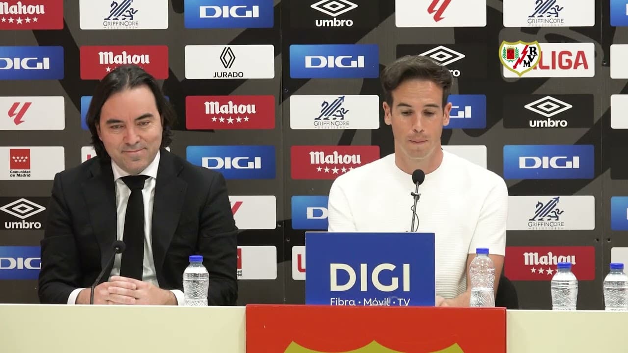 Rueda de prensa de despedida de Íñigo Pérez