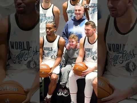 BTS with Shai and Team World at #NBAAllStar ⭐️