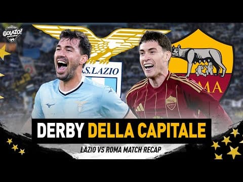 Derby delle Capitale ends in stalemate after Matías Soulé BANGER | Lazio vs. Roma Recap | Matchday