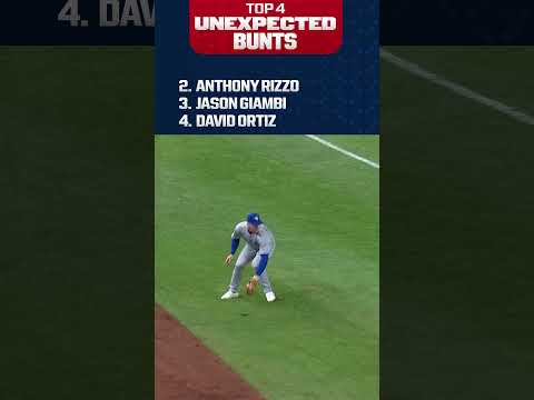 Bunts that came out of nowhere!