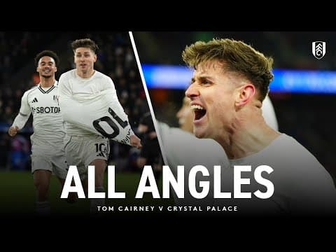 ALL ANGLES | An Excellent Signature Tom Cairney Goal 🎯