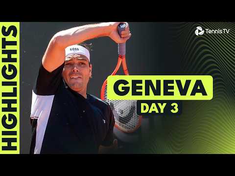 Fritz Faces Popyrin; Ruud, Wawrinka, Bublik, Tsitsipas & Tien Play | Geneva 2026 Day 3 Highlights