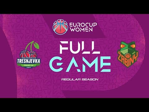 LIVE - WBC Tresnjevka Dinamo LTD v Zabiny Brno | EuroCup Women 2025-26 | Regular Season