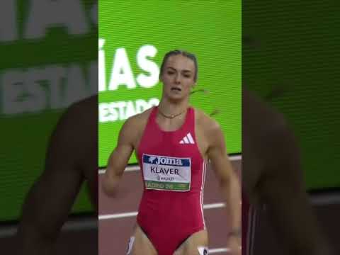 Lieke Klaver holds it together for 400m win in Madrid #WorldIndoorTour