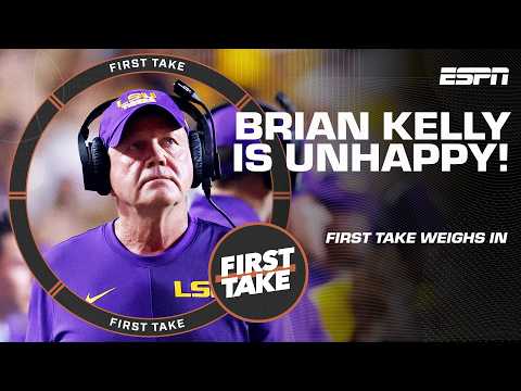 Paul Finebaum DEFENDS Brian Kelly for SNAPPING on reporters 👏 | First Take