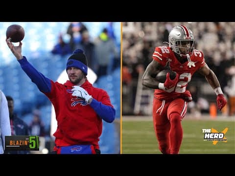 Blazin' 5: Bills (-9.5) win and cover vs. Jets, Ohio State (-2.5) wins Rose Bowl in Wk 17 | THE HERD
