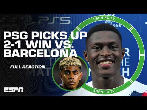 Barcelona vs. PSG FULL REACTION 🍿 Barca's defense is in 'ABSOLUTE SHAMBLES' - Craig Burley | ESPN FC