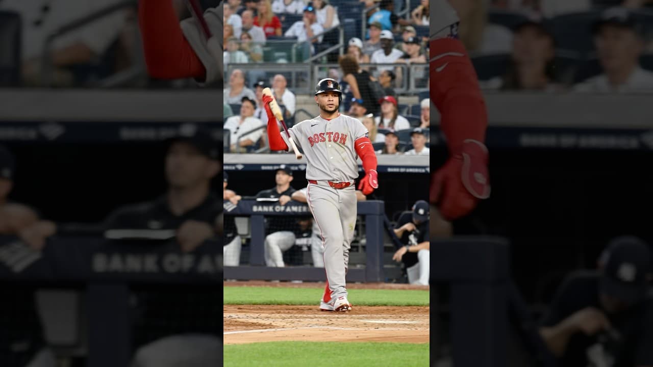 Bat flip in the Bronx.
