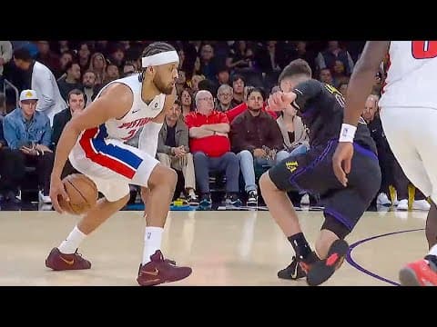 Cade Cunningham Drops Jake LaRavia 😳