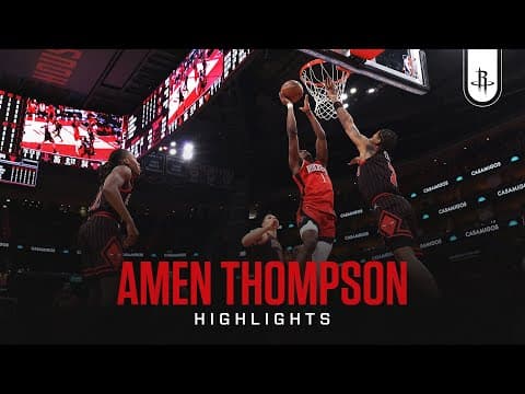 Amen Thompson (23 points) Highlights vs. Chicago Bulls
